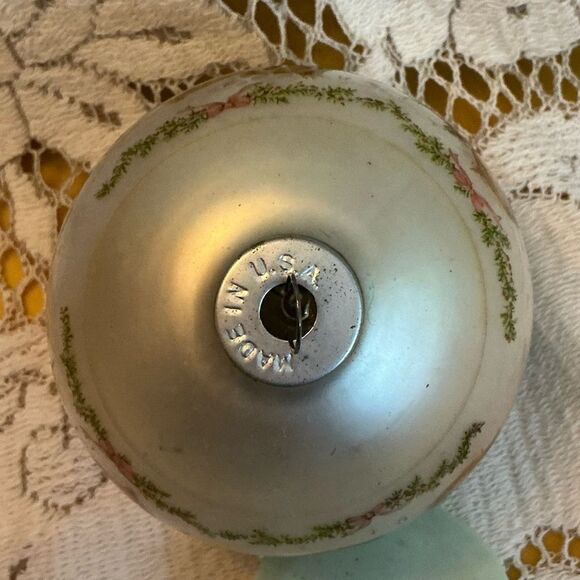 Hallmark Betsey Clark Glass Ornament 1974 Musicians Precious Moments 4” Vintage - Picture 4 of 5